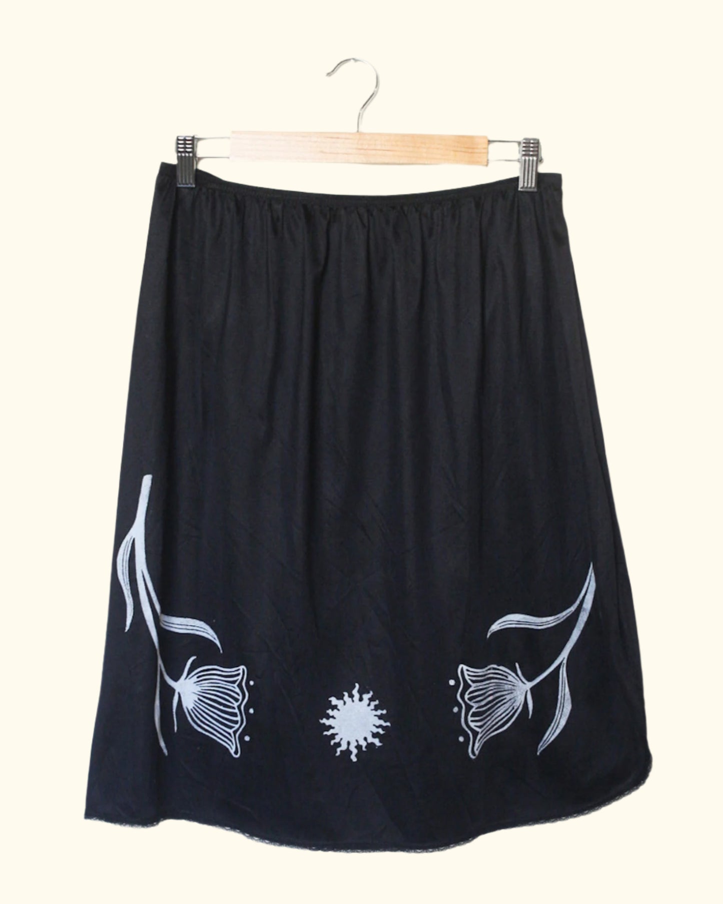 Flowers on my mind slip skirt
