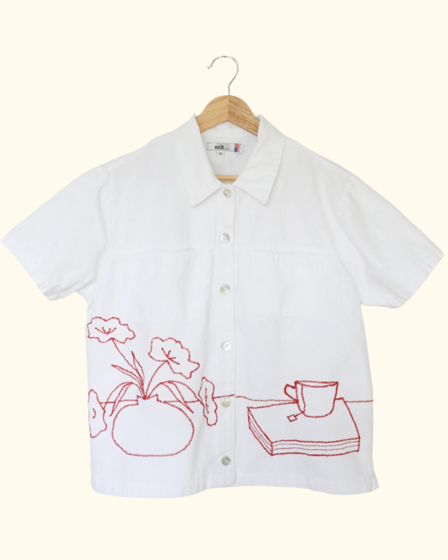 Still Life Embroidered Top