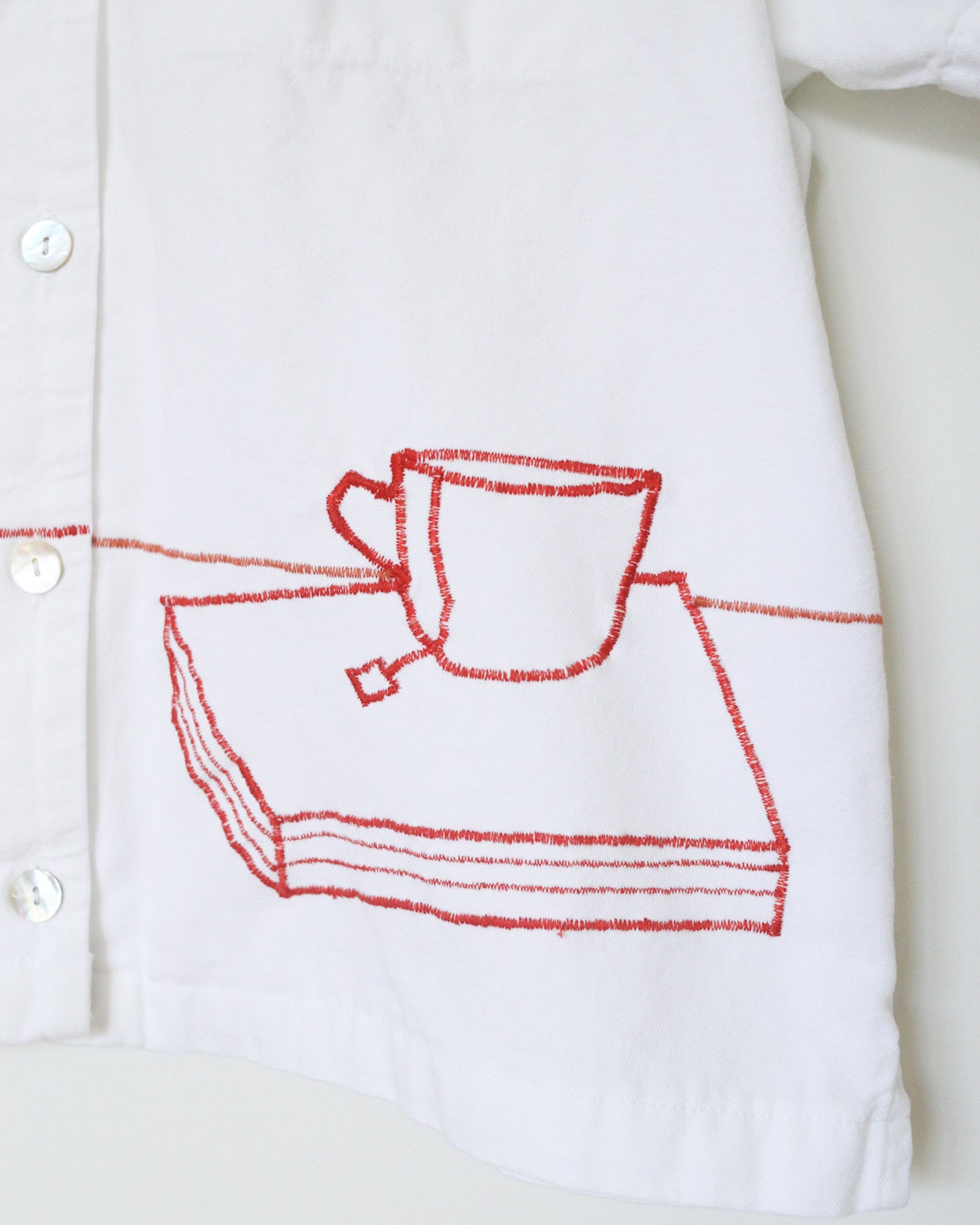 Still Life Embroidered Top