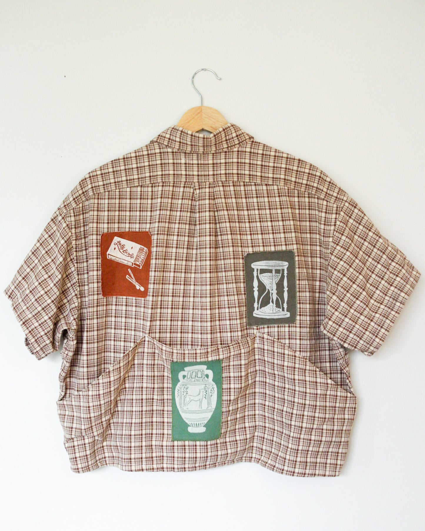 "All Patched Up" Trinket Collector Button Up