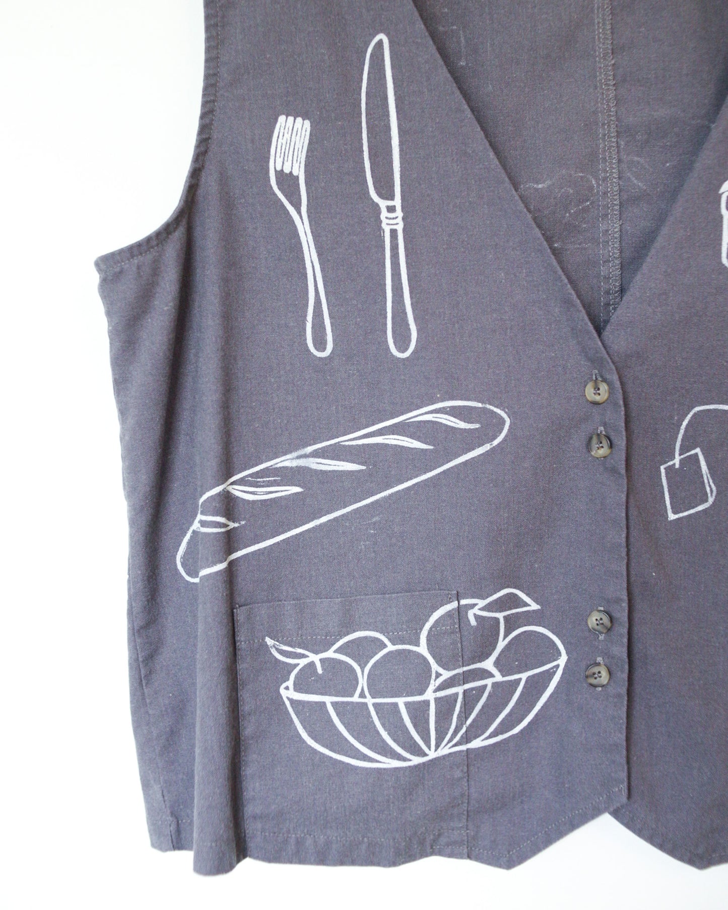 Patchwork Still Life Vest
