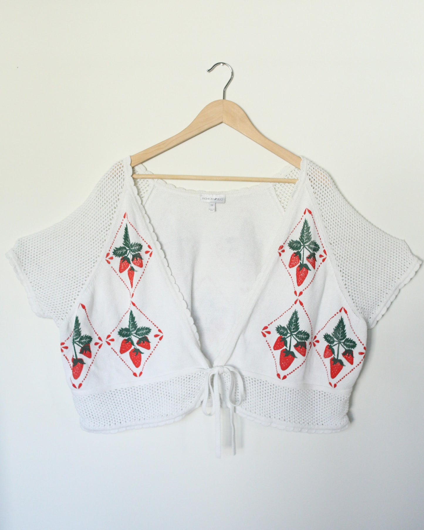 Strawberry Fields Tie Top