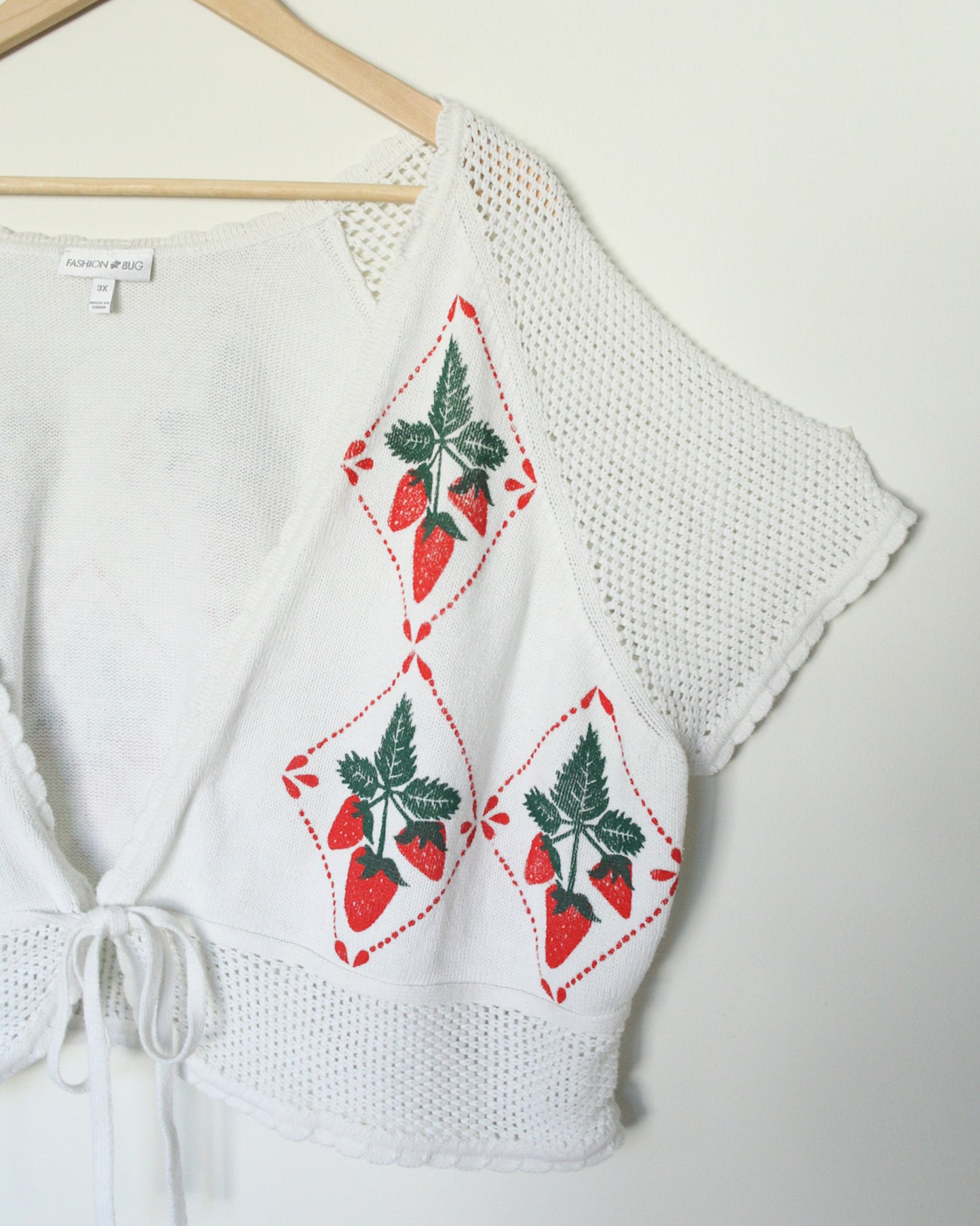 Strawberry Fields Tie Top