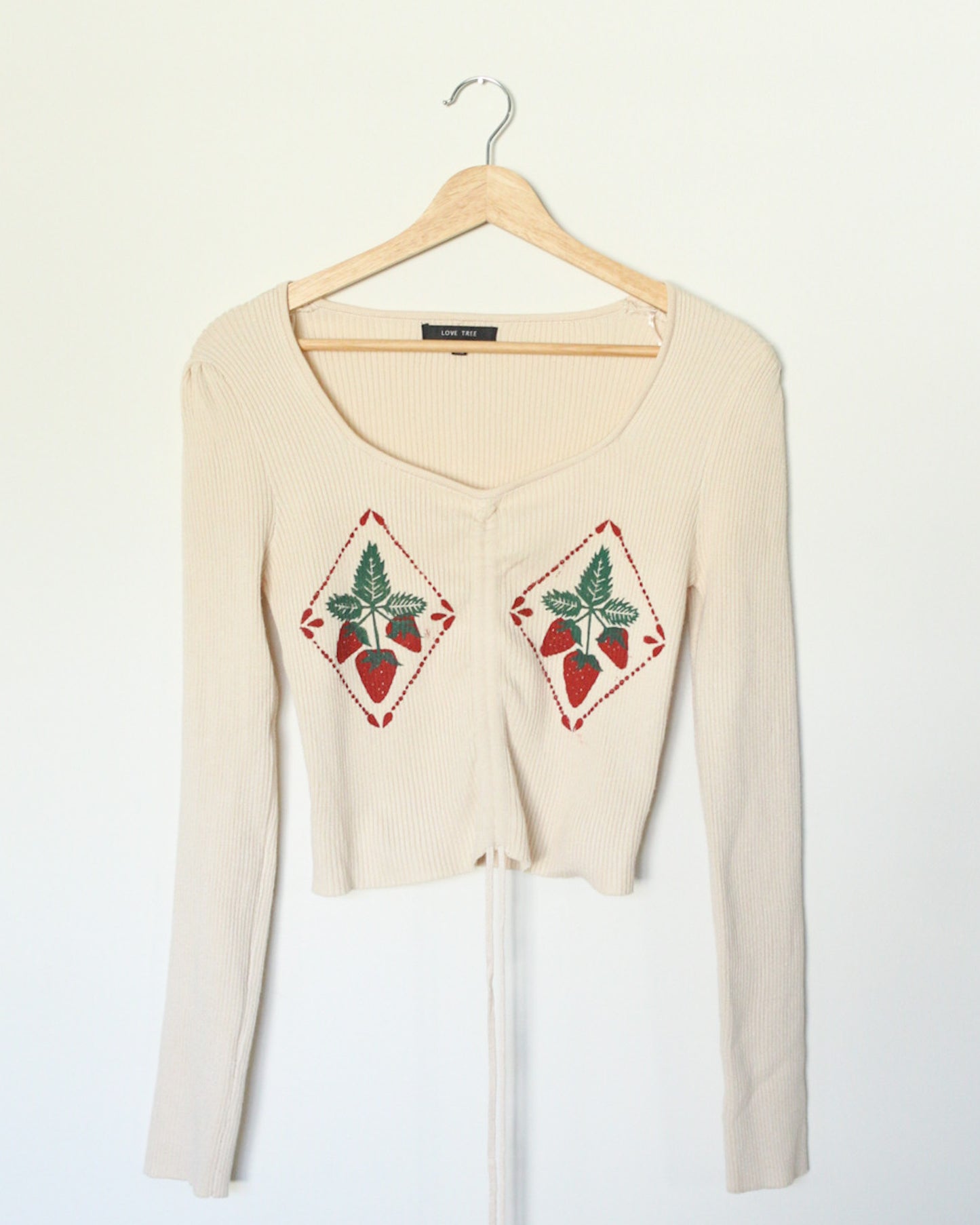 Strawberry Fields Gathered Top