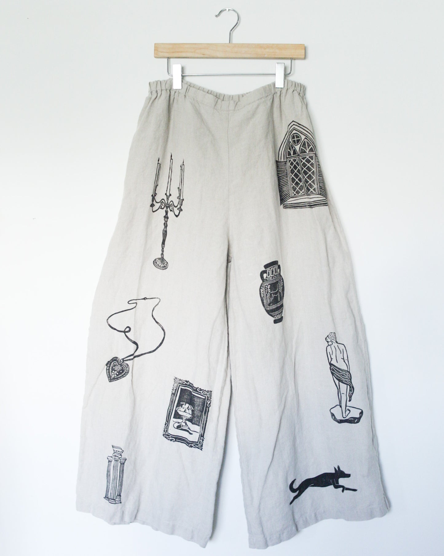 Perfect Patchwork Linen Pants