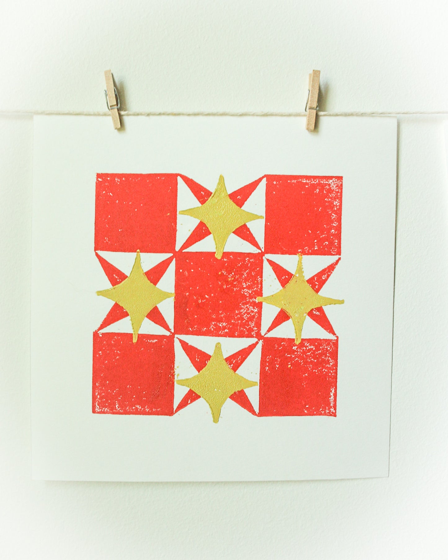 Quilt Block Print