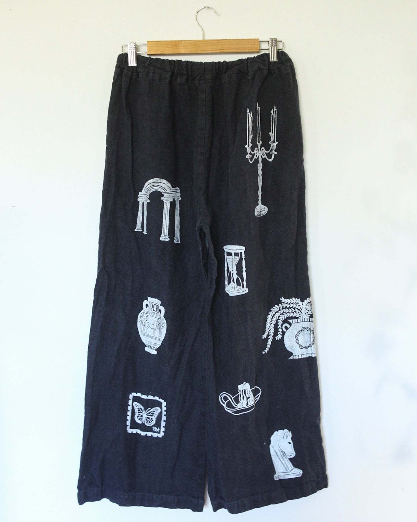 Patchwork Linen Pants