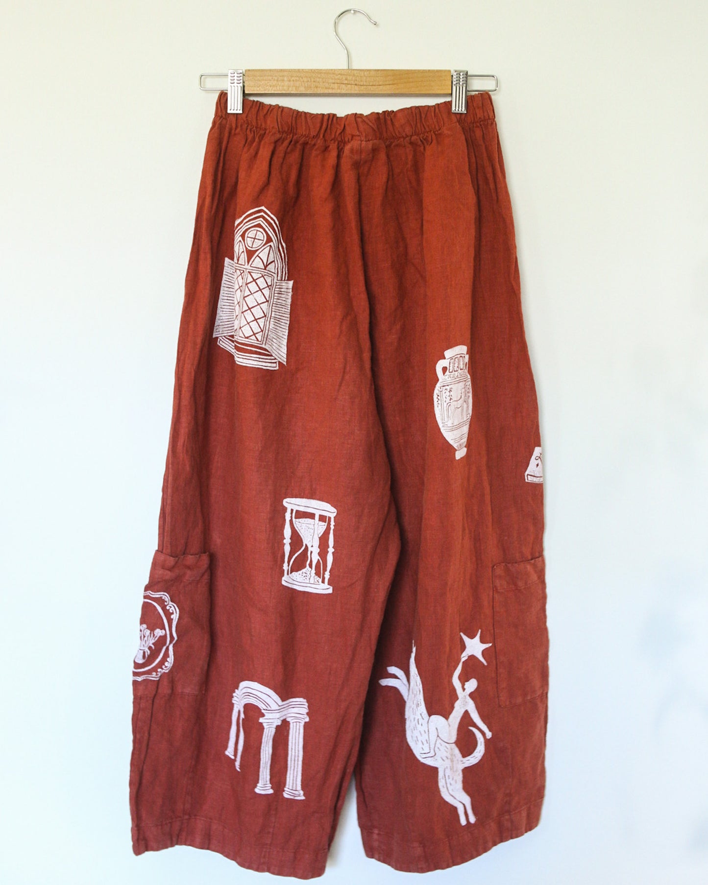 Perfect Patchwork Linen Pants