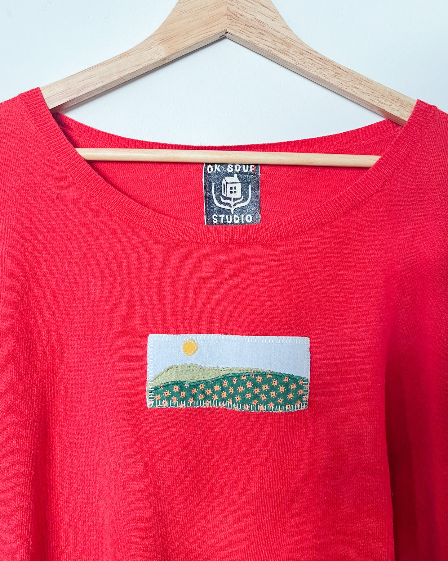 Collage Patch Top