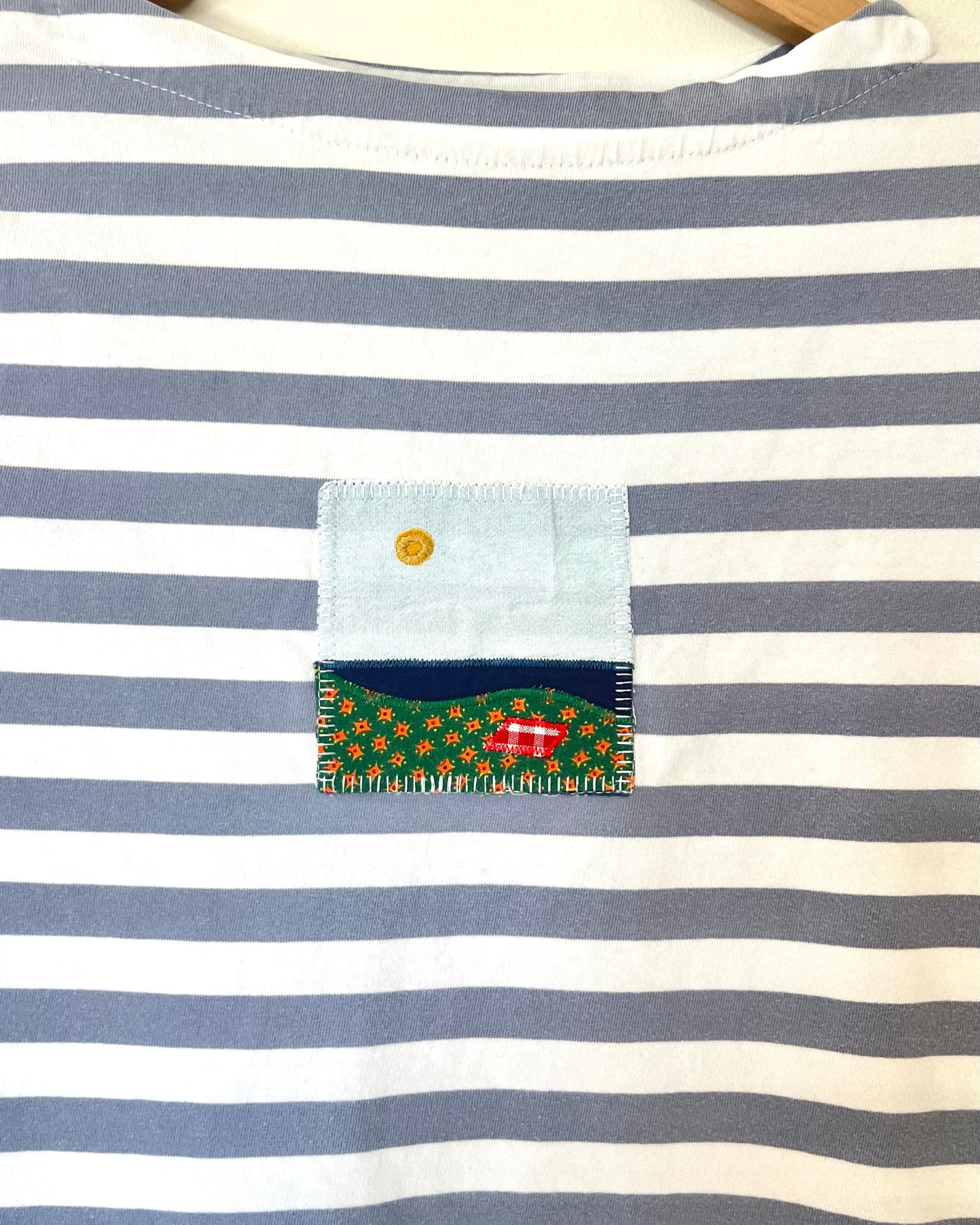 Collage Patch Top