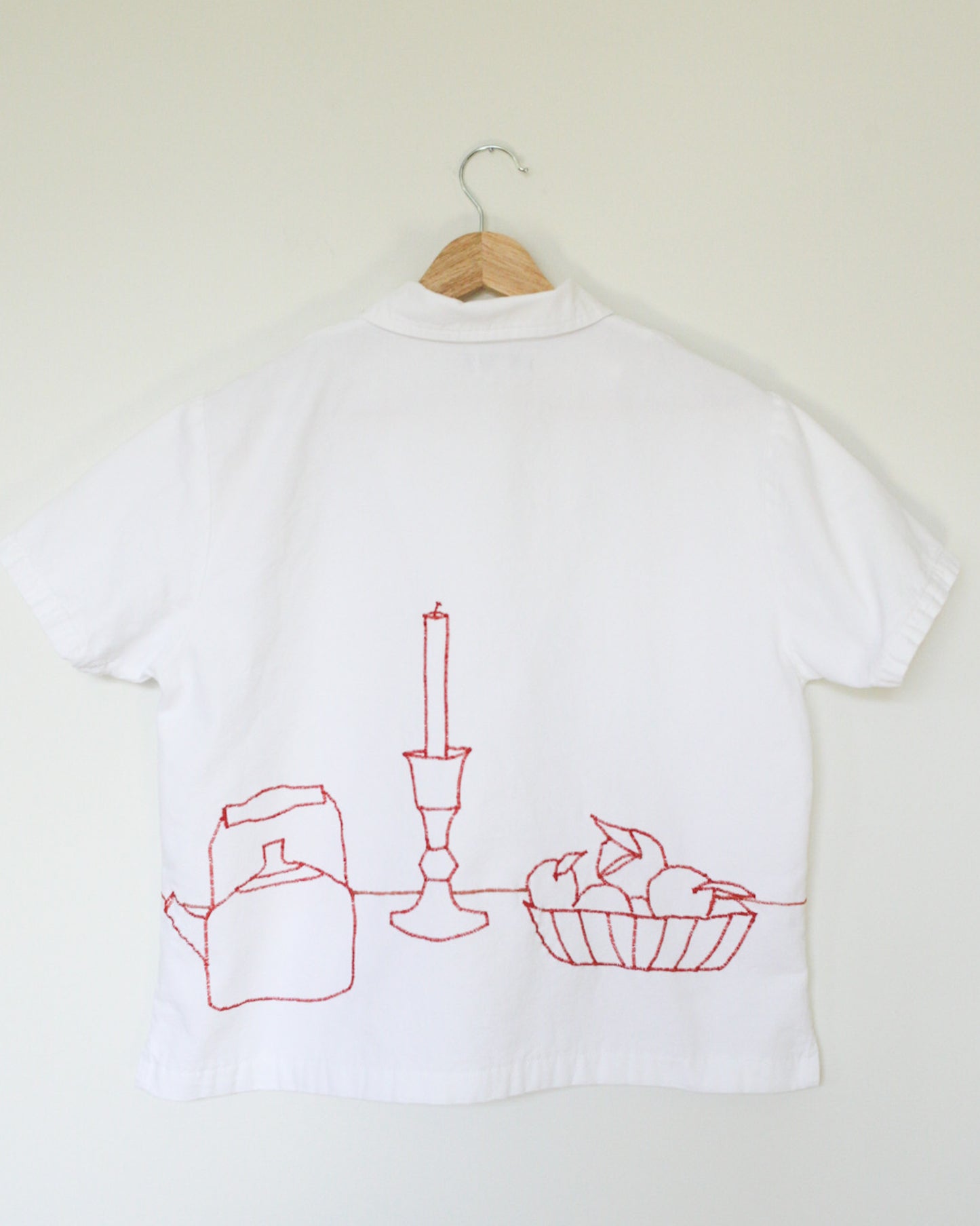 Still Life Embroidered Top