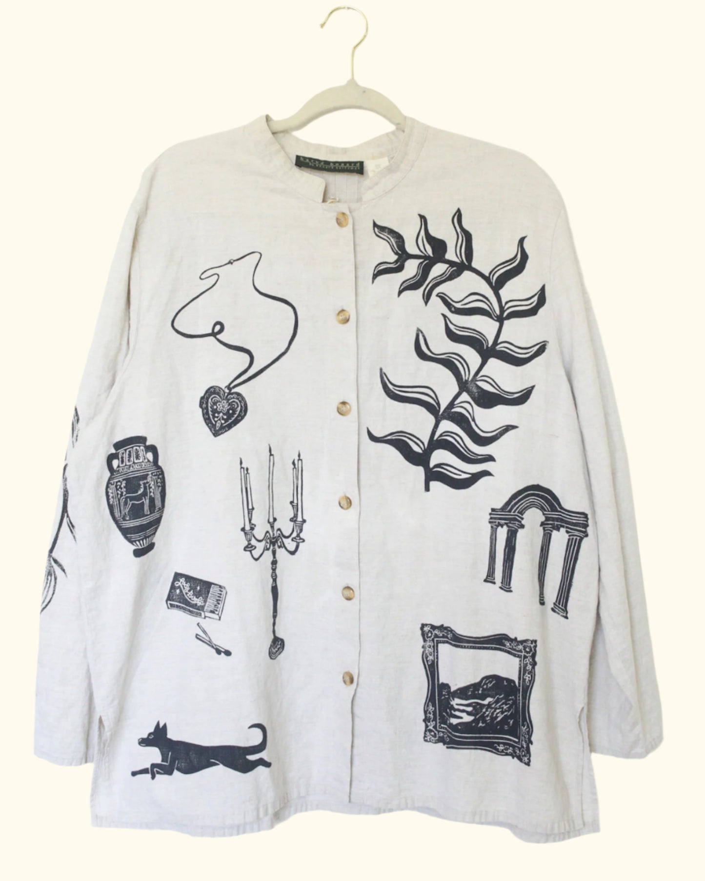Museum Collection Button Up Tunic