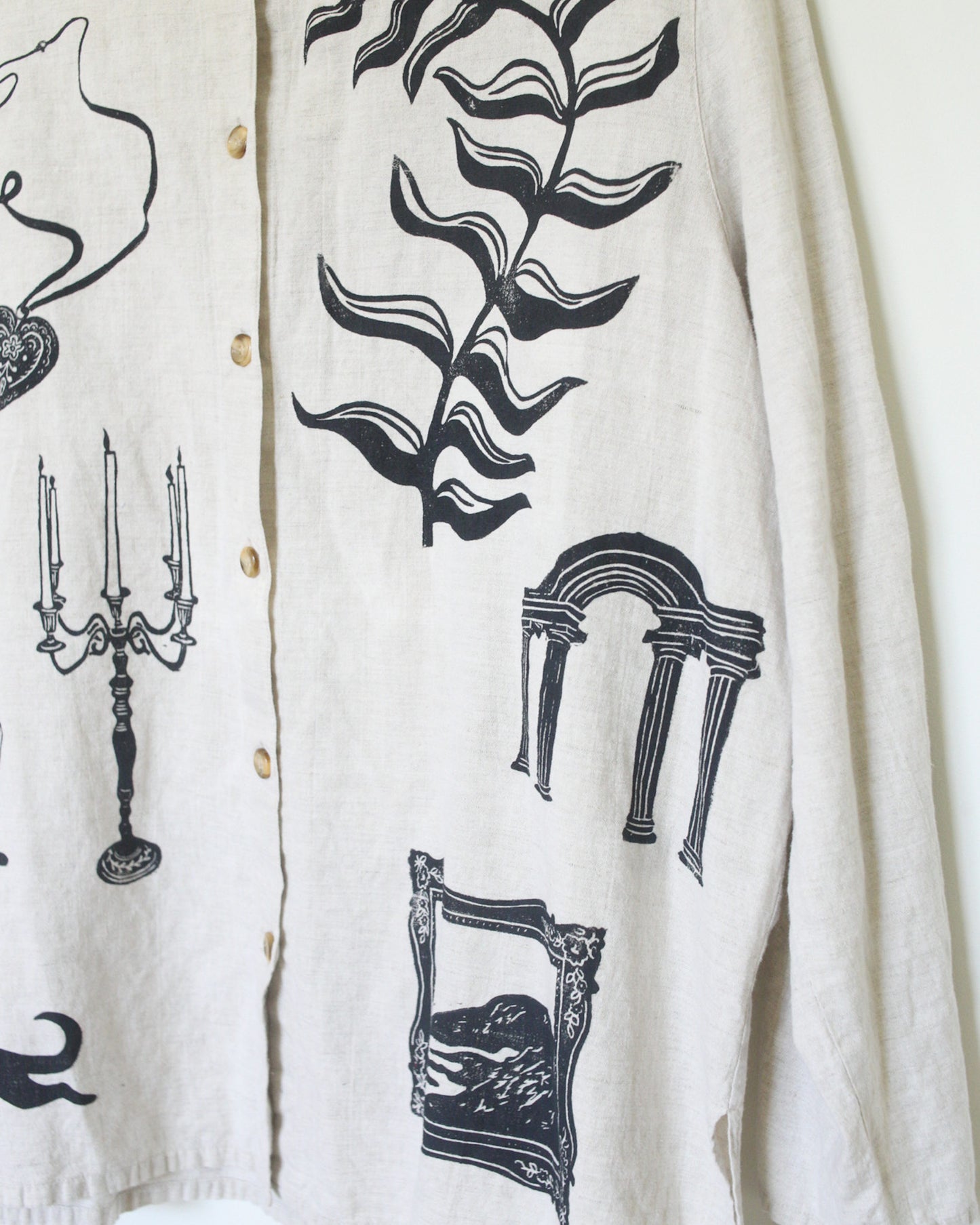 Museum Collection Button Up Tunic