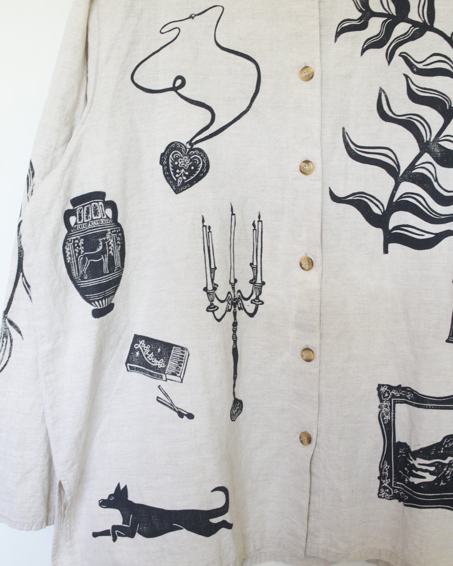 Museum Collection Button Up Tunic