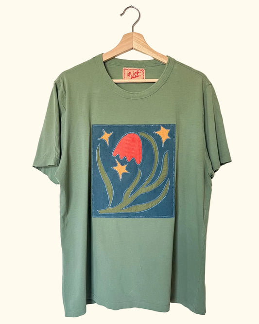 Dream Flower Cut Out T-shirt