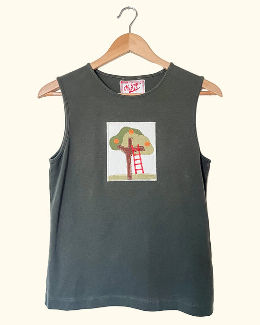 Orange Tree Patch Top