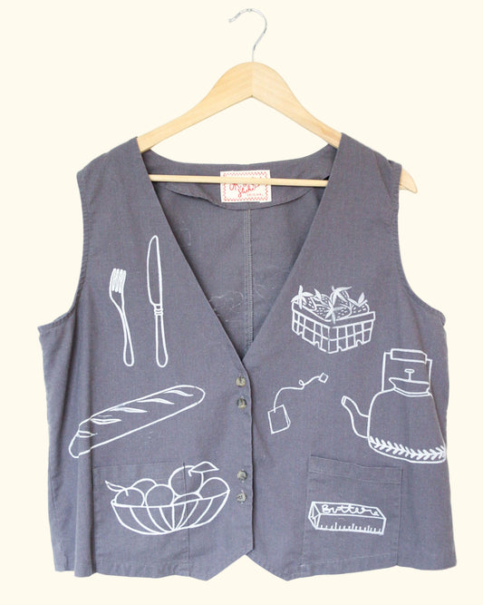 Patchwork Still Life Vest