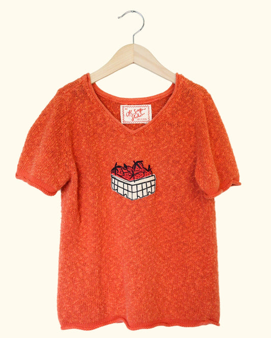 Strawberry Applique Shirt