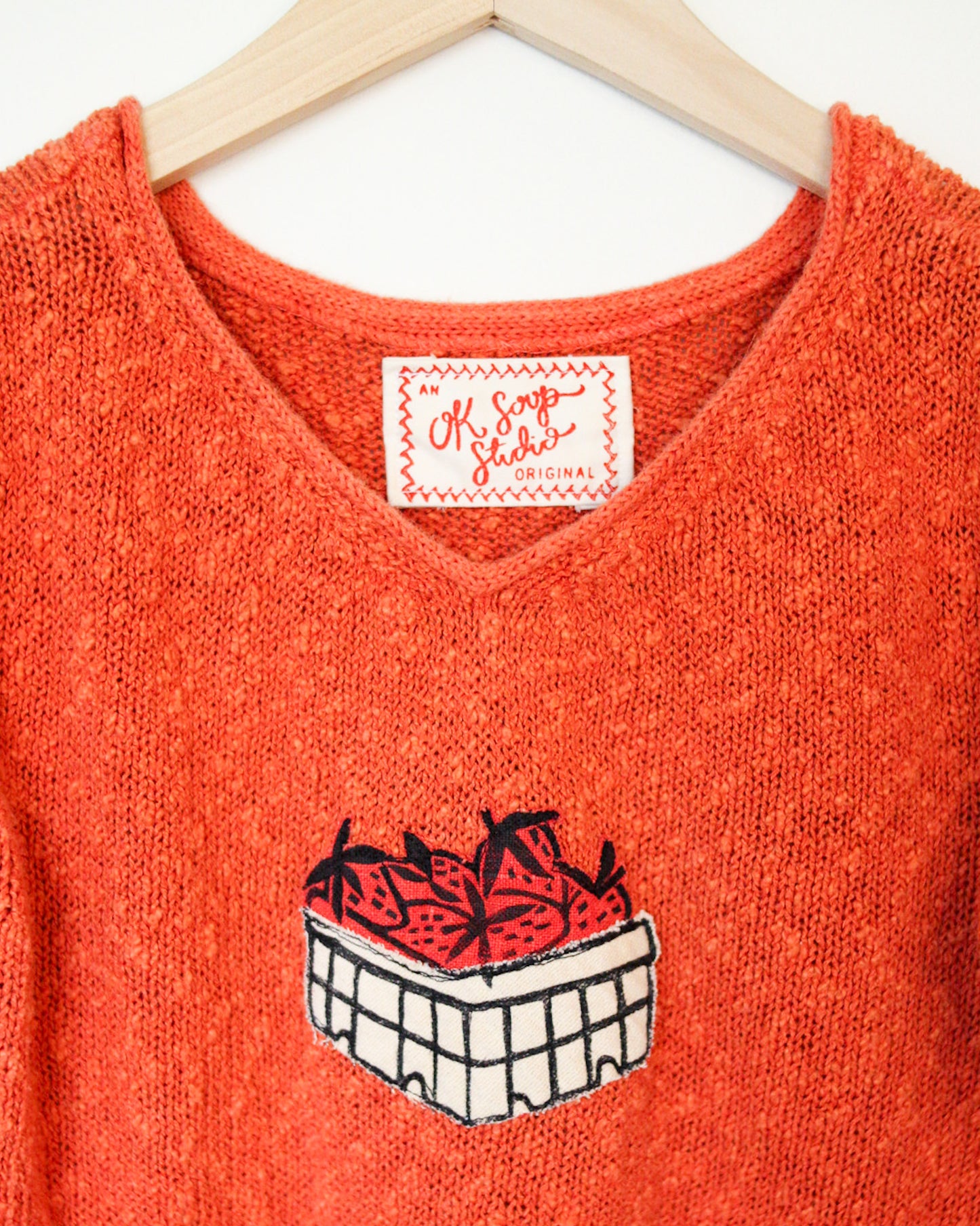 Strawberry Applique Shirt