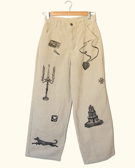 Perfect Patchwork Corduroy Pants